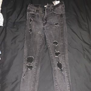 Black Ripped jeans